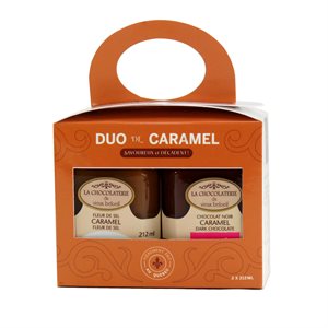 Caramel Duo Gift Set - La Chocolaterie du Vieux Beloeil 2 x 212ml