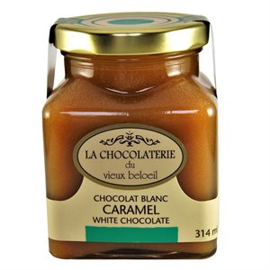 Caramel au chocolat blanc - La Chocolaterie du Vieux Beloeil 314ml